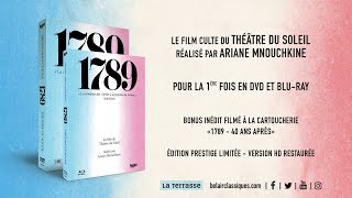 1789  Ariane Mnouchkine amp Théâtre du Soleil  1973 DVDBluray trailer [upl. by Ahsiekat]