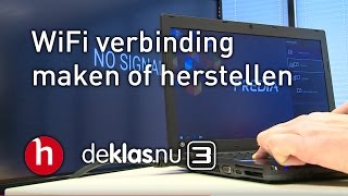 Wifi verbinding maken of herstellen [upl. by Oinesra]