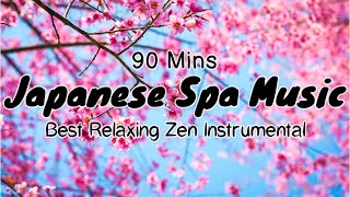 Beautiful Japanese Spa Music  Relaxing Instrumental with Sound of Nature [upl. by Tedra]