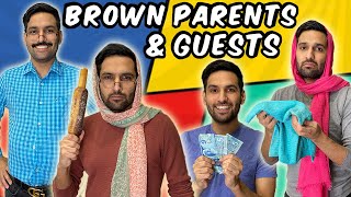 BROWN PARENTS AND GUESTS  COMEDY VIDEO [upl. by Veda]