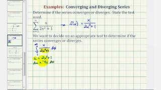 Infinite Series The Integral Test [upl. by Alak]