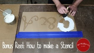 How to make a DIY stencil [upl. by Oicul]