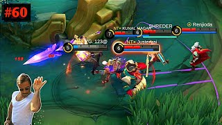 MOBILE LEGENDS WTF FUNNY MOMENTS 60 [upl. by Enitnatsnoc]