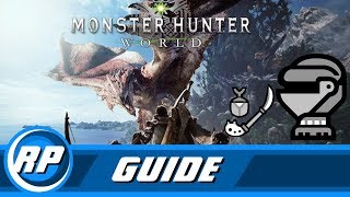 Monster Hunter World  Insect Glaive Armor Progression Guide Obsolete by patch 1201 [upl. by Crisey]