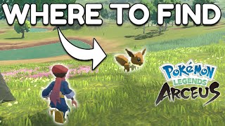 Where to find Eevee early in Pokemon Legends Arceus [upl. by Darrej362]