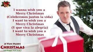 Michael Bublé  Thalia  Mis Deseos  Feliz Navidad  Lyrics Meaning [upl. by Ahsekahs618]