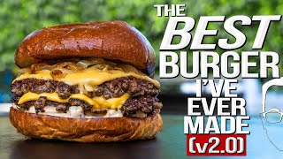 THE BEST BURGER IVE EVER MADE v20  SAM THE COOKING GUY 4K [upl. by Hapte28]