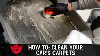 How To Clean Your Cars Carpets at Home [upl. by Suoivart]