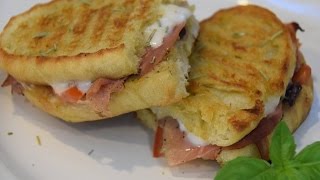 Authentic Italian Panini  Cooking Italian with Joe [upl. by Ilyah324]