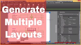 Creating Multiple Layouts Quickly in Autocad  Copy Multiple Layouts from one drawing [upl. by Giark]