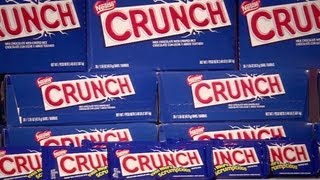 How Crunch Bars Are Made from Unwrapped  Food Network [upl. by Heywood]