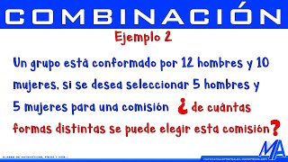 Combinaciones  Ejemplo 2 [upl. by Anelak]