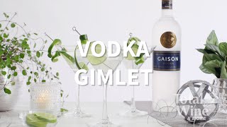 Vodka Gimlet Cocktail Recipe [upl. by Sabanrab]