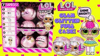 LOL Surprise Glam Glitter Series FULL CASE Cupcake Kids Club [upl. by Auqenehs783]