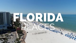 10 Best Places to Visit in Florida  Travel Video [upl. by Amapuna]