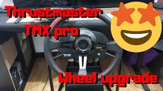 Thrustmaster TMX pro wheel upgrade [upl. by Spiers]