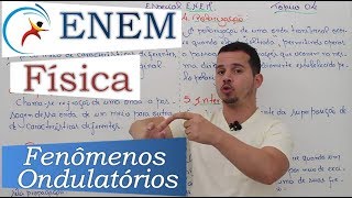 REVISÃO ENEM FÍSICA  Tópico 04 Fenômenos Ondulatórios [upl. by Ultun367]