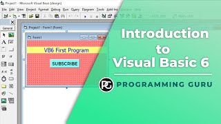 Visual Basic 60 Tutorial  Introduction  vb 60 Tutorial  IDE Components amp Tools [upl. by Onder376]