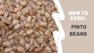 How to Cook Pinto Beans At Home  Homemade Beans [upl. by Prentice]