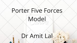 Porter Five forces Model  Strategic Management  NTA UGC NET Management [upl. by Ikcim]