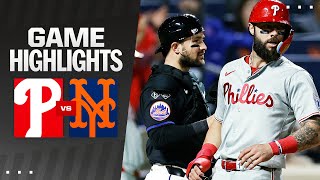 Phillies vs Mets Game Highlights 92024  MLB Highlights [upl. by Kreitman]