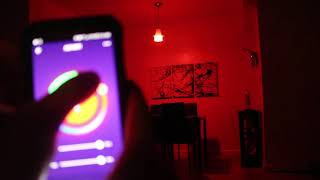 How To SetupInstall a Wifi Smart Led Light Bulb Dimmable RGB From Amazon Using Smart Life App [upl. by Anahsirk]