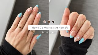 HOW I DO GELX NAILS AT HOME  Beetles Gel Polish [upl. by Westbrook]