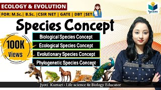 SPECIES CONCEPT BiologicalPhylogenetic EvolutionaryEcological [upl. by Guevara668]