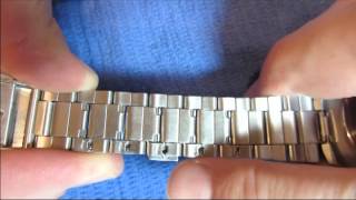 WATCH BAND ADJUSTMENT  RESIZE  HOW TO [upl. by Anjela453]