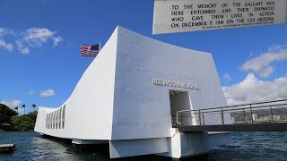 The USS Arizona memorial Pearl Harbor in Hawaii [upl. by Leik]