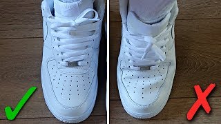 How To Prevent Creases in Air Force 1s BEST WAY [upl. by Griffiths]