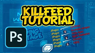 HOW TO MAKE A CUSTOM KILLFEED FOR YOUR CALL OF DUTY THUMBNAILS  PHOTOSHOP TUTORIAL [upl. by Arikahc]