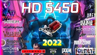 Radeon HD 5450 in 50 Games  2022 [upl. by Regazzi]