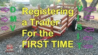 Assembling a HARBOR FREIGHT 4x8 heavy duty Folding trailer [upl. by Vasily]