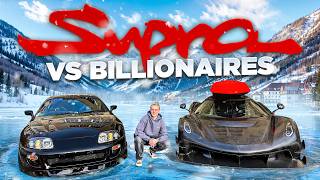 1000HP Supra terrorizing Billionaires Hypercarmeet in Switzerland [upl. by Church]