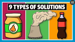 9 Types of Solution  Chemistry [upl. by Shandie]