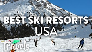 Top 10 Ski Resorts in the US  MojoTravels [upl. by Shermy]