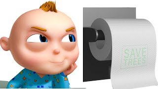 TooToo Boy  Toilet Paper Episode  Funny Cartoons For ChildrenVideogyan Kids Shows  Comedy Series [upl. by Redford]