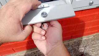 How To Open A Tubular Lock And Replace It [upl. by Kristy]