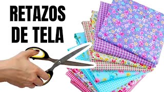 RETAZOS DE TELA  3 IDEAS INCREÍBLES PARA HACER Y DECORAR [upl. by Libre]