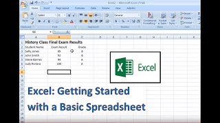 Excel HowTo Starting a Basic Spreadsheet [upl. by Kirt]