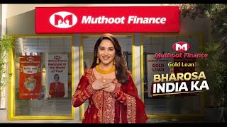 Muthoot Finance Gold Loan – Bharosa India Ka [upl. by Annaj38]