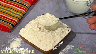 1 INGREDIENT EASY MILK POWDER RECIPE  HOW TO MAKE POWDERED MILK AT HOME [upl. by Leola971]