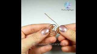 Easy Beginner DIY Wire Necklace Tutorial [upl. by Nonnahc]