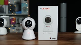 CP Plus Ezykam 360 degree Wi Fi Security Camera Overview Setup Features [upl. by Attenrev]