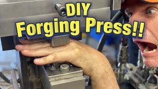 How To Make An Awesome Forging Press [upl. by Enybor]