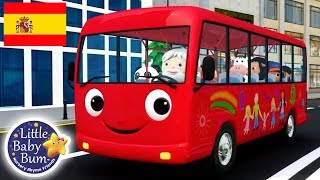 Canciones Infantiles  Las Ruedas del Autobús P 13  Dibujos Animados  Little Baby Bum en Español [upl. by Stanwinn]