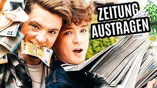 Als Schüler Geld verdienen  Zeitung austragen  Die Lochis [upl. by Yleve]