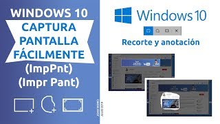 Windows 10 captura pantalla fácilmente 2019 [upl. by Yendic]