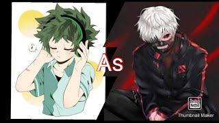 MHA react to deku as kaneki part 12 [upl. by Myrta]